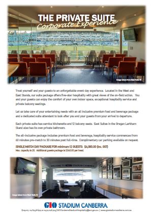 2023 Private Suite Packages