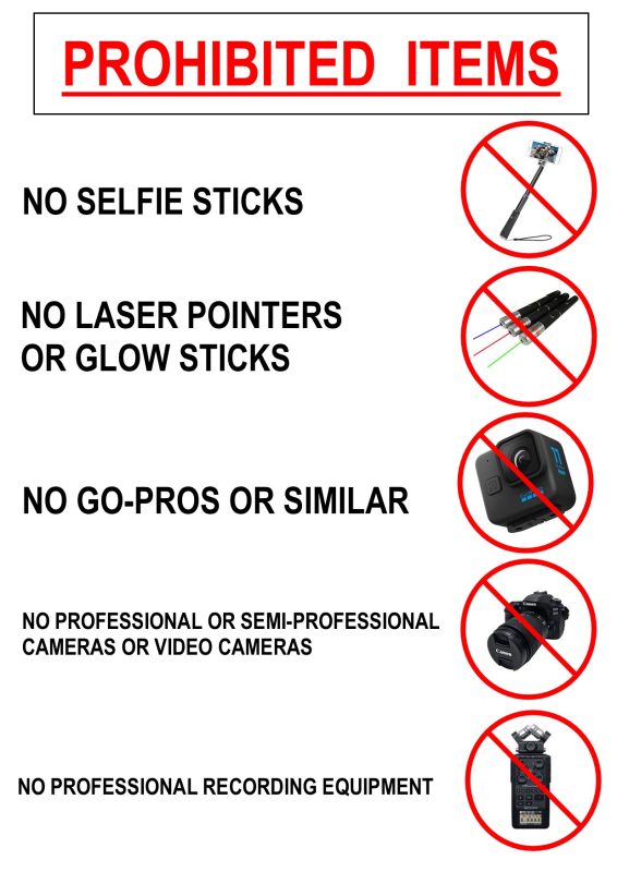 Prohibited items
