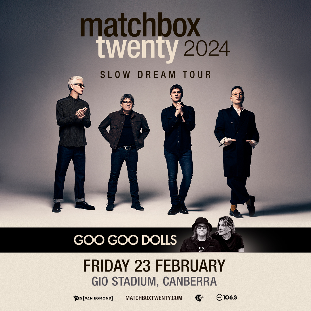 Matchbox Twenty at GIO Stadium Canberra - Friday 23 February 2024