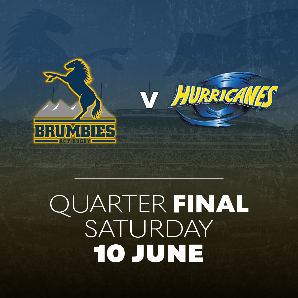 Brumbies v Hurricanes Quarter Final
