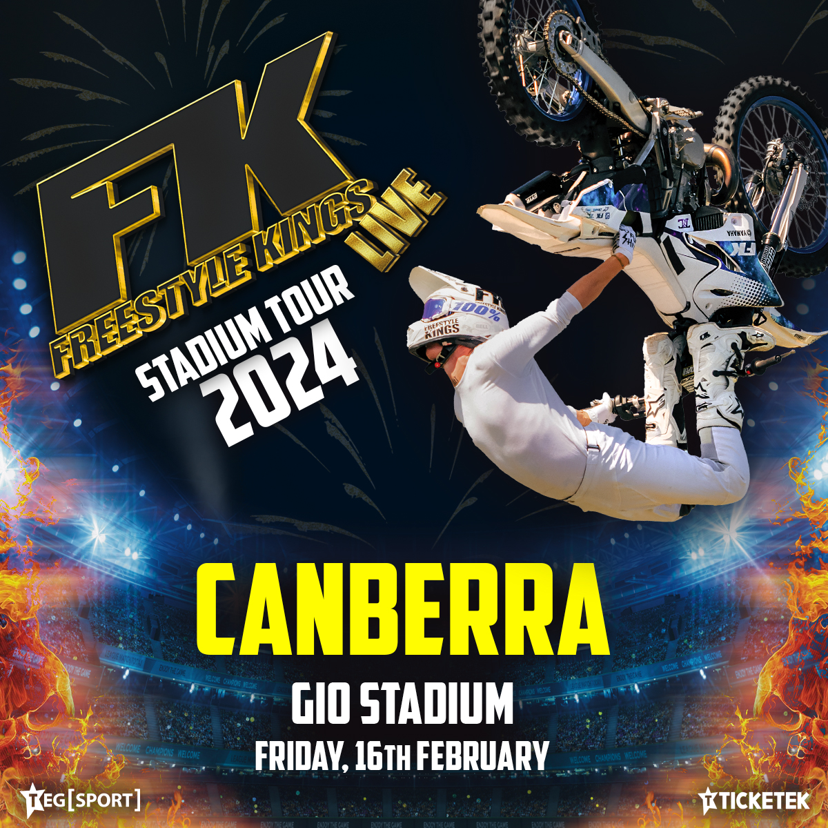 Freestyle Kings Live - Canberra Friday 16 February
