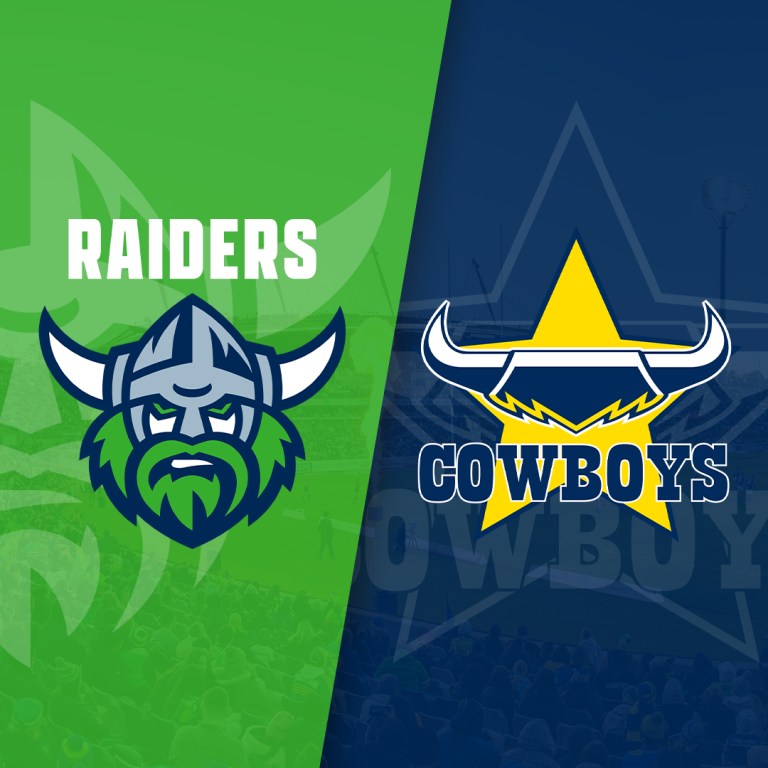 NRL 2024 Raiders v Cowboys GIO Stadium Canberra