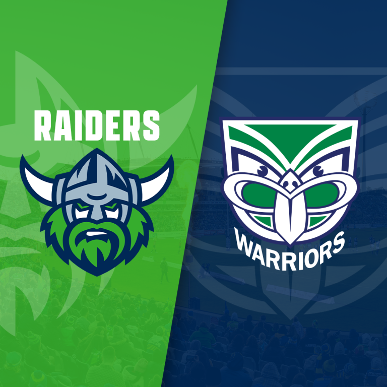 NRL 2024 Raiders v Warriors GIO Stadium Canberra