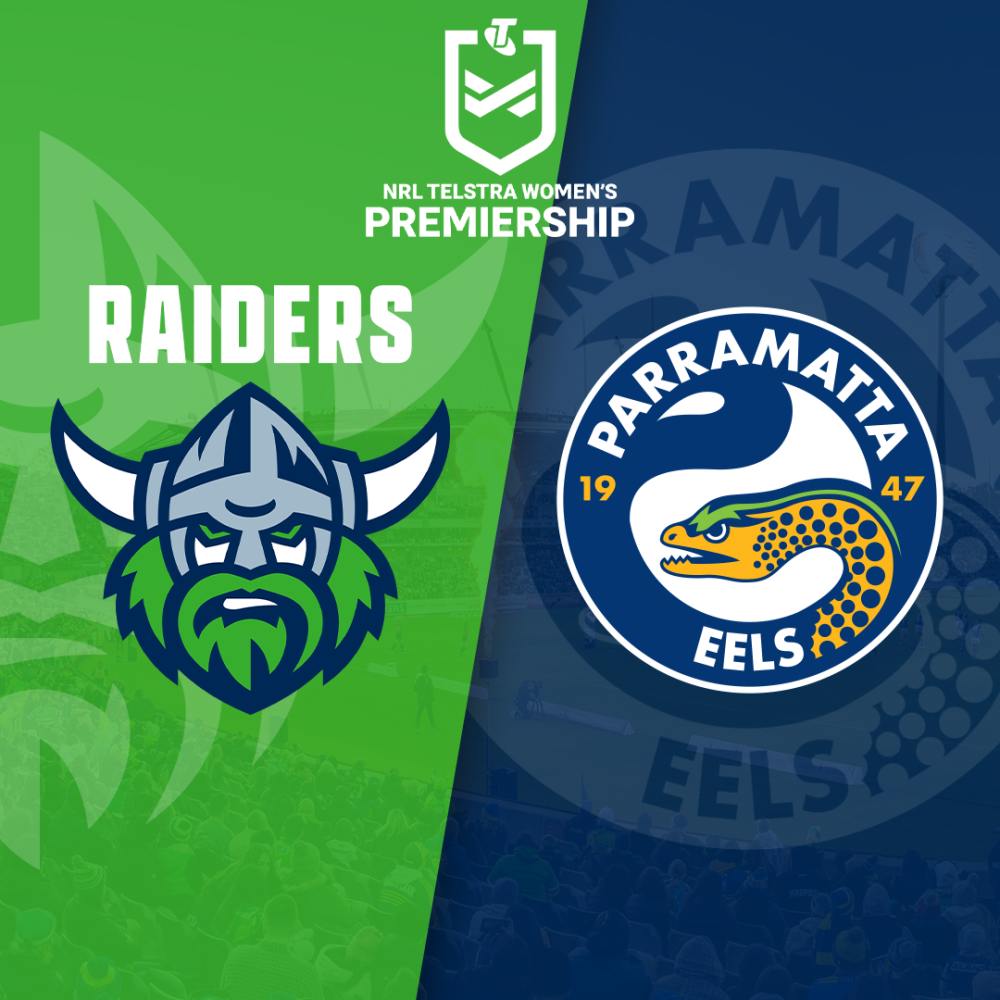 NRLW 2024 Raiders v Eels GIO Stadium Canberra